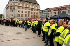 Streikemarkering Jernbanetorget